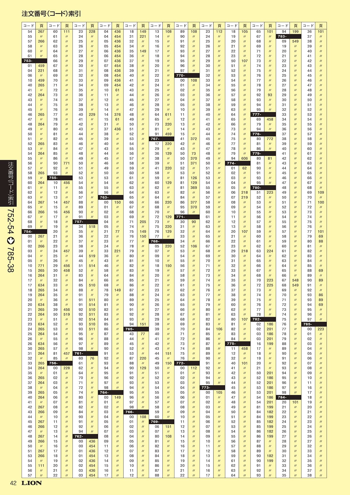 ライオン事務器 LION カタログ P42