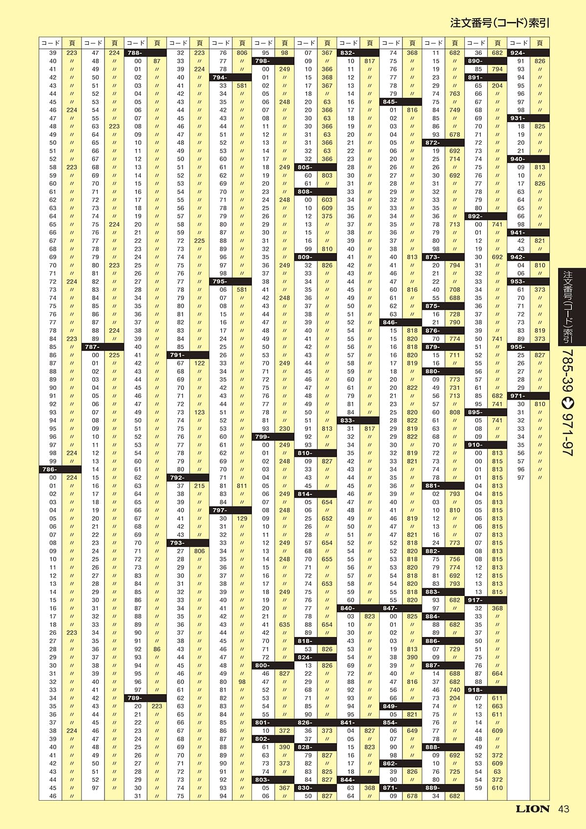 ライオン事務器 LION カタログ P43