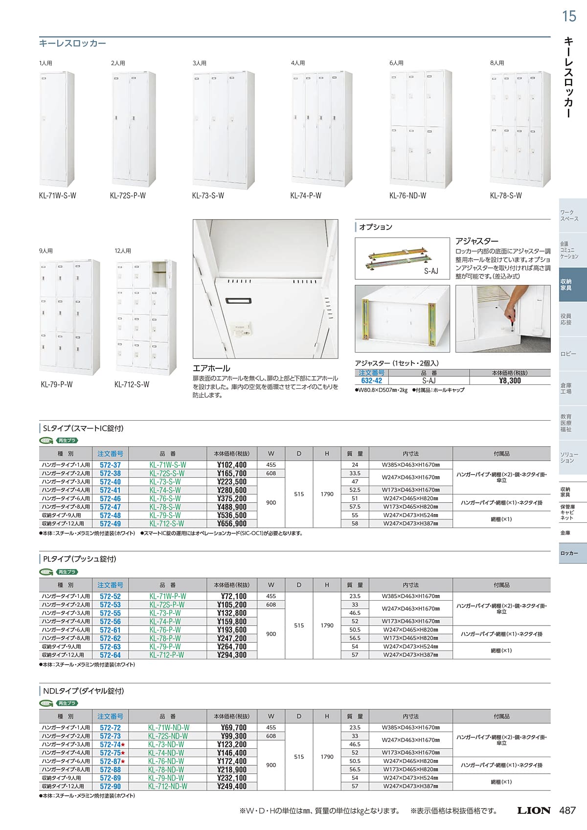 ライオン事務器 LION カタログ P487