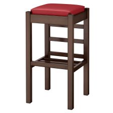 丸勝 三笠スタンド椅子 和風カウンター椅子 丸椅子 ハイスツール H61cm 三笠 スタンド椅子（生産品）」丸勝の和風カウンター椅子