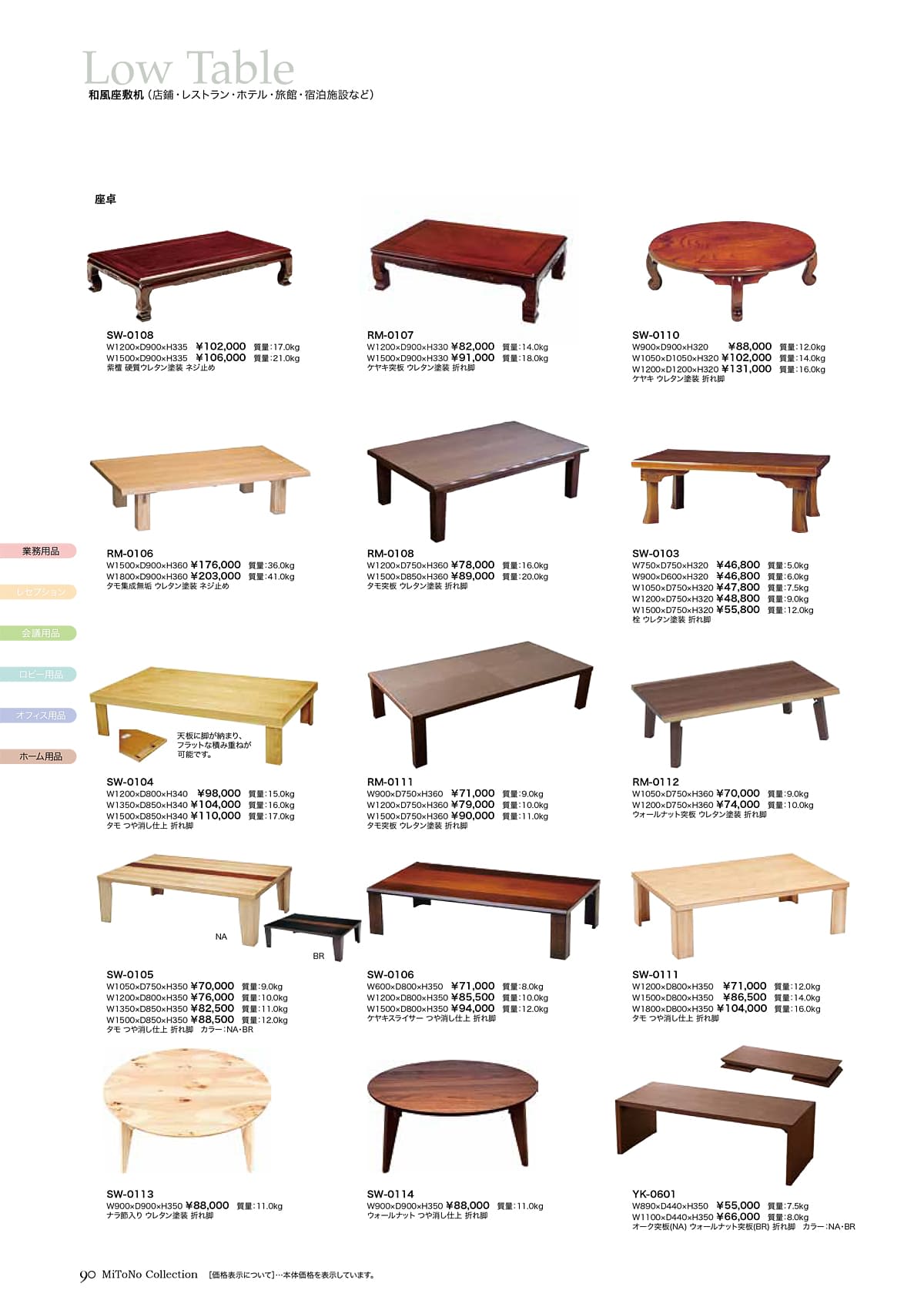 ミトノ MiTONO カタログ P90