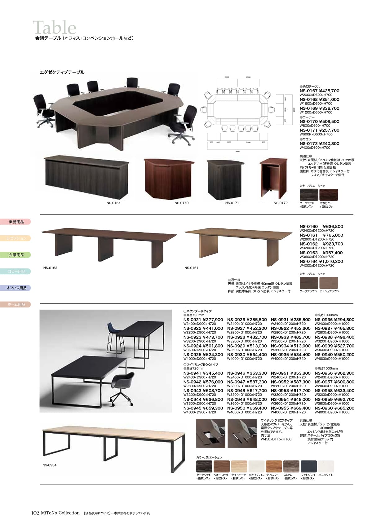 ミトノ MiTONO カタログ P102