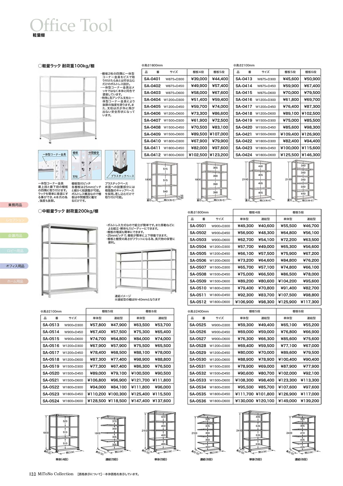 ミトノ MiTONO カタログ P122