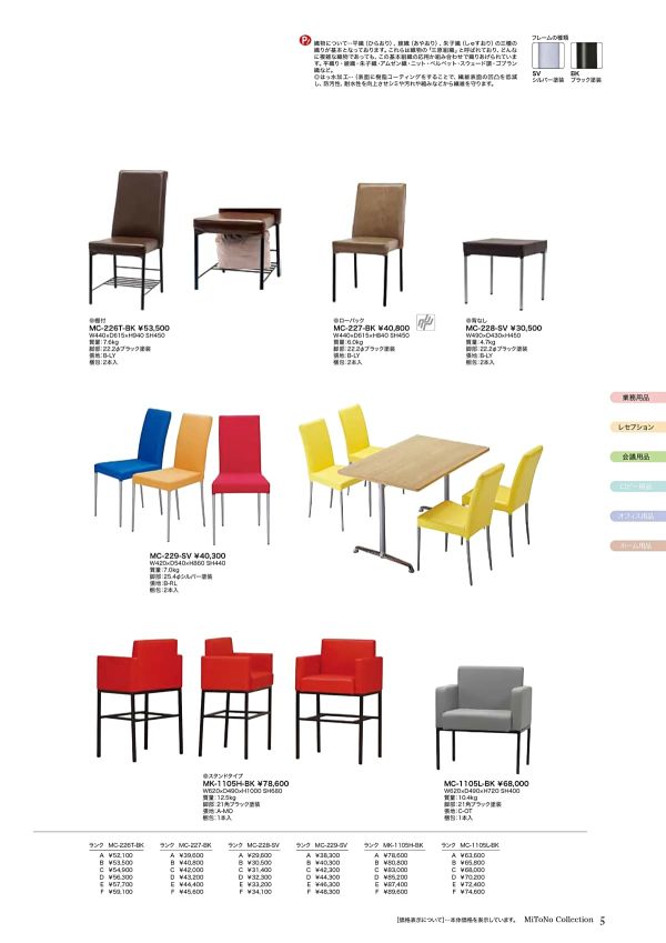 MC-1105L-BKのカタログ画像-1