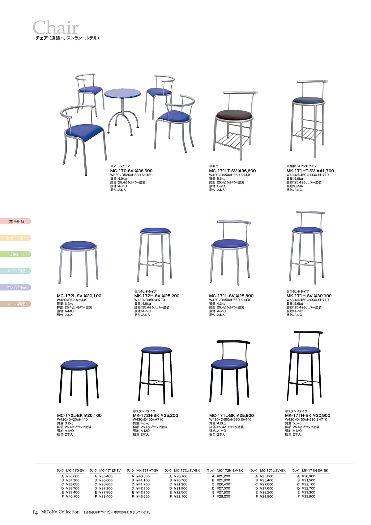 ミトノ MiTONO カタログ P14