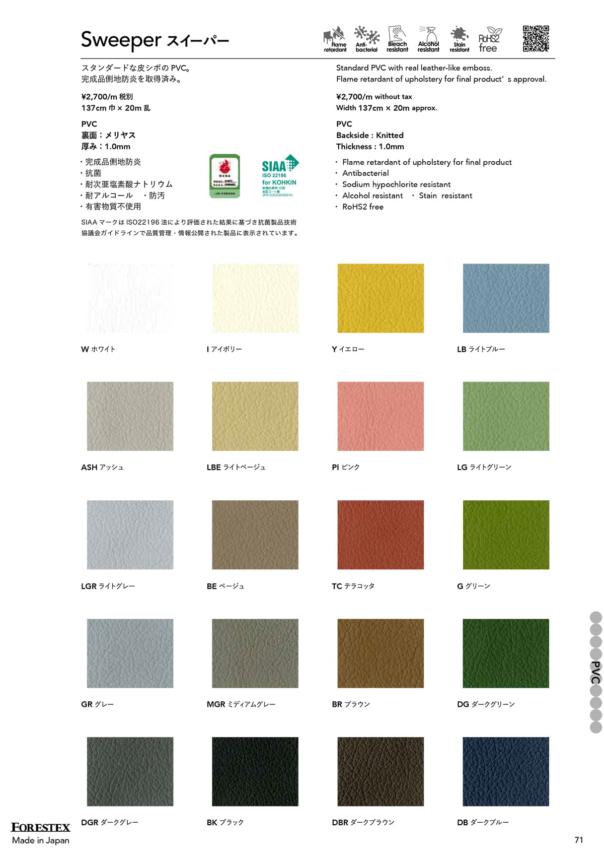 森傳 MORIDEN カタログ P71