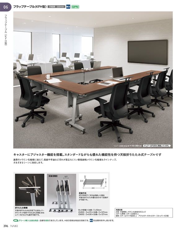 KFH型 テーブルのカタログ画像-2