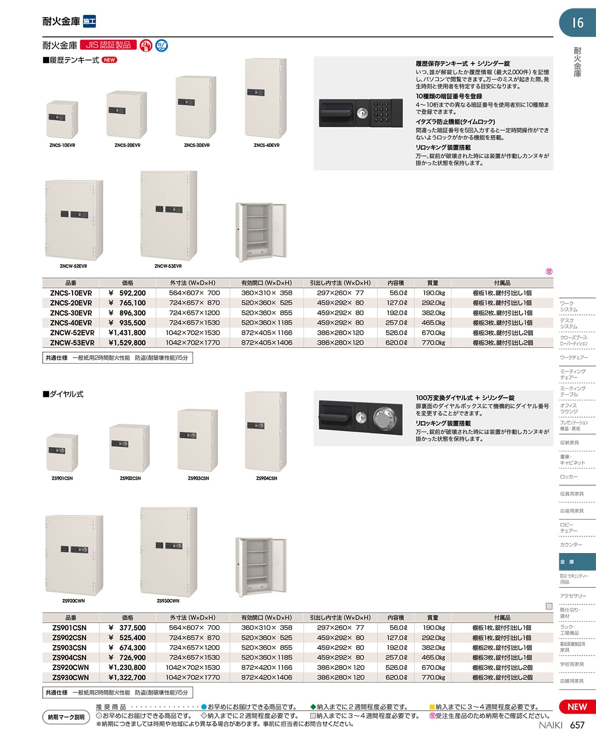 ナイキ NAIKI カタログ P657
