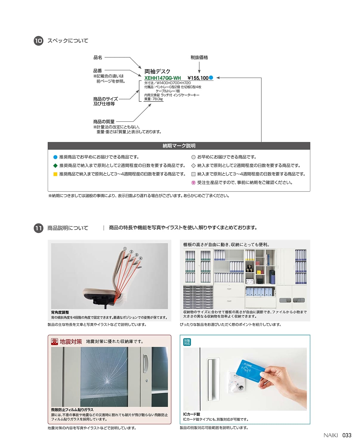 ナイキ NAIKI カタログ P33