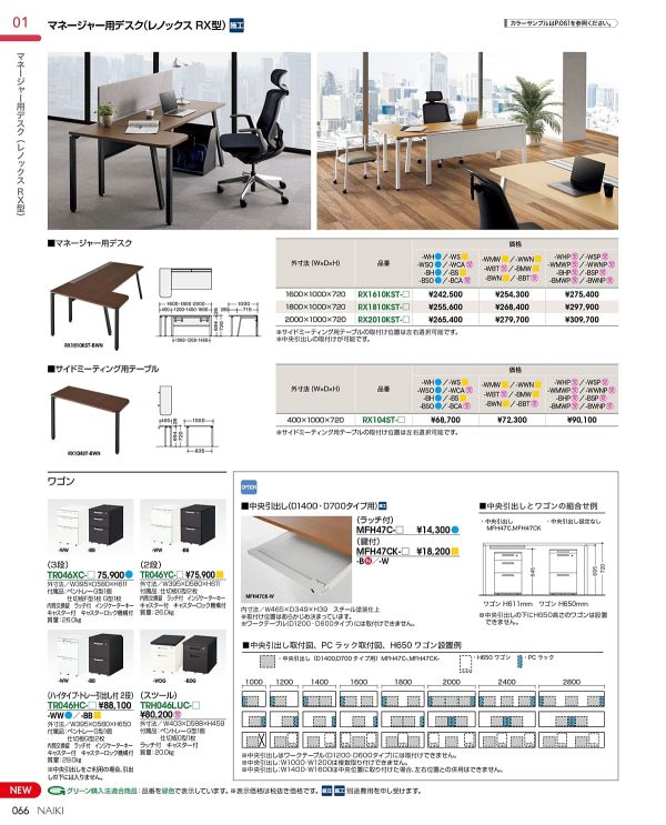 TR046XC ワゴン 3段のカタログ画像-2