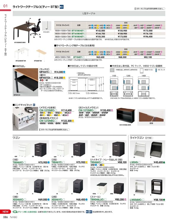 TR046XC ワゴン 3段のカタログ画像-4