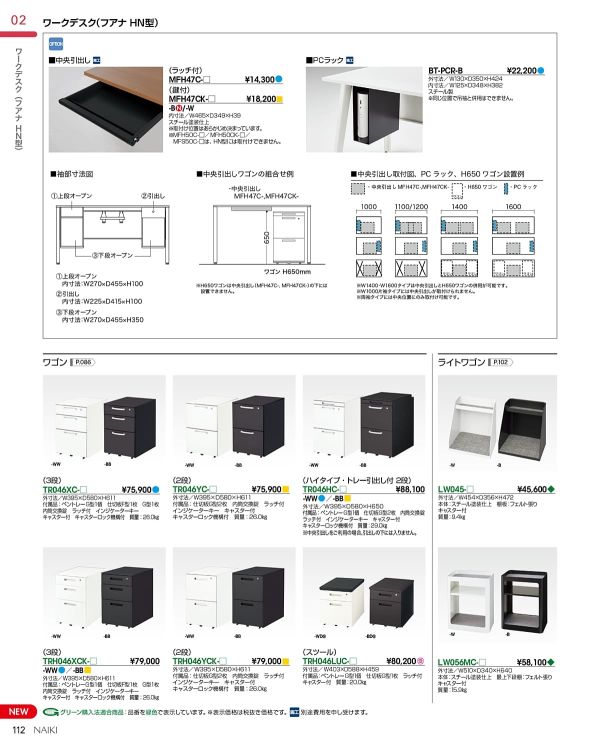 TR046XC ワゴン 3段のカタログ画像-5
