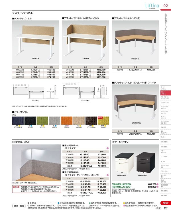 リフティーナ デスクトップパネル サイドパネル付のカタログ画像-1