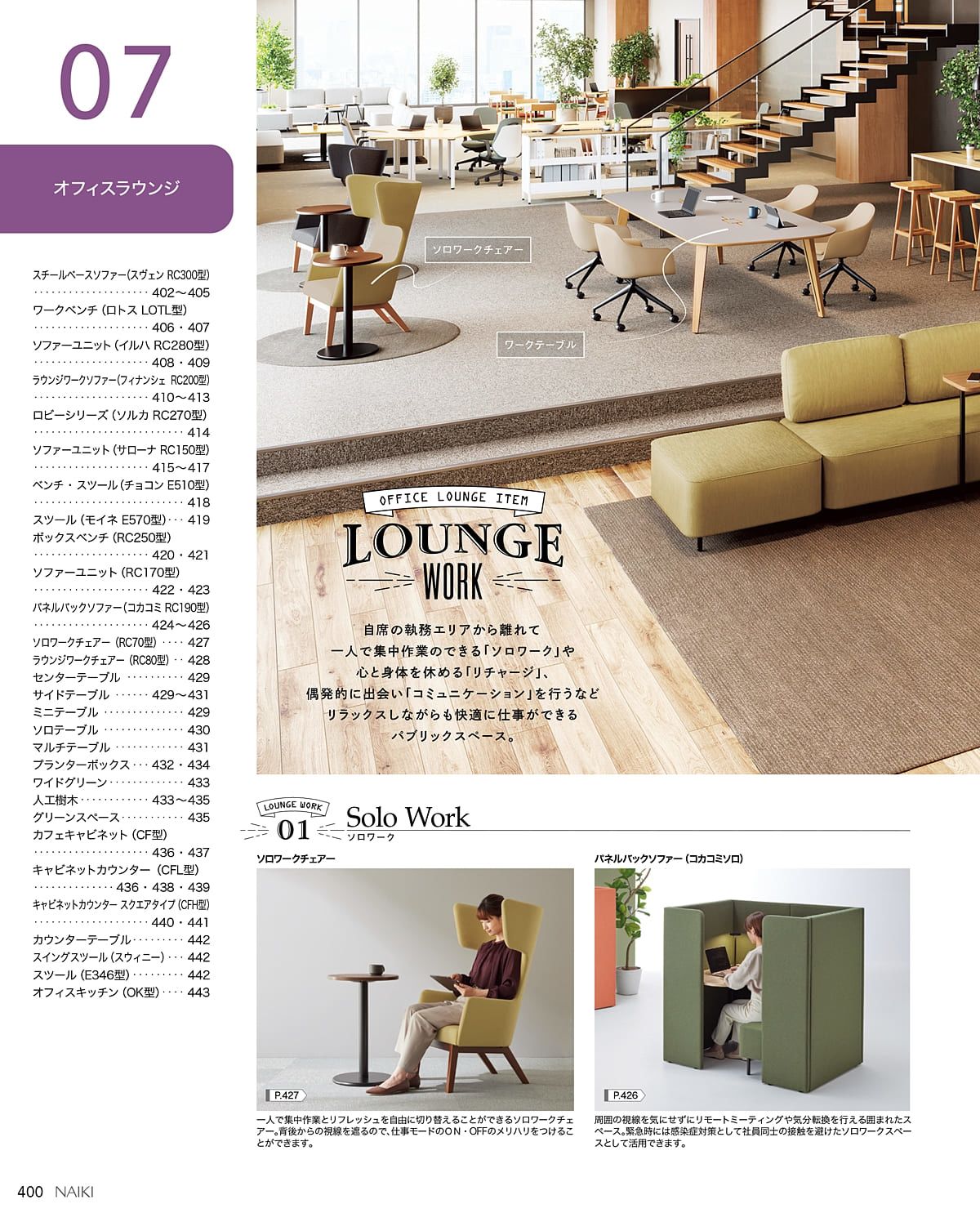 ナイキ NAIKI カタログ P400