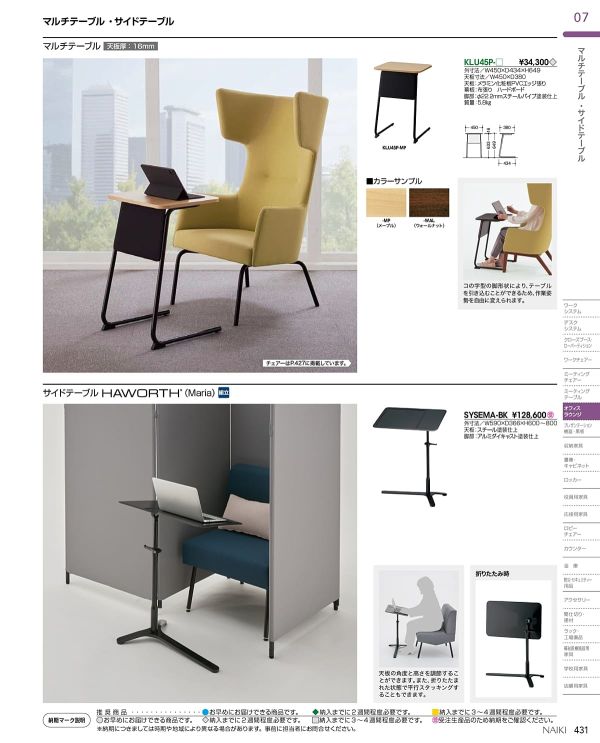 KLU45P マルチテーブルのカタログ画像-1