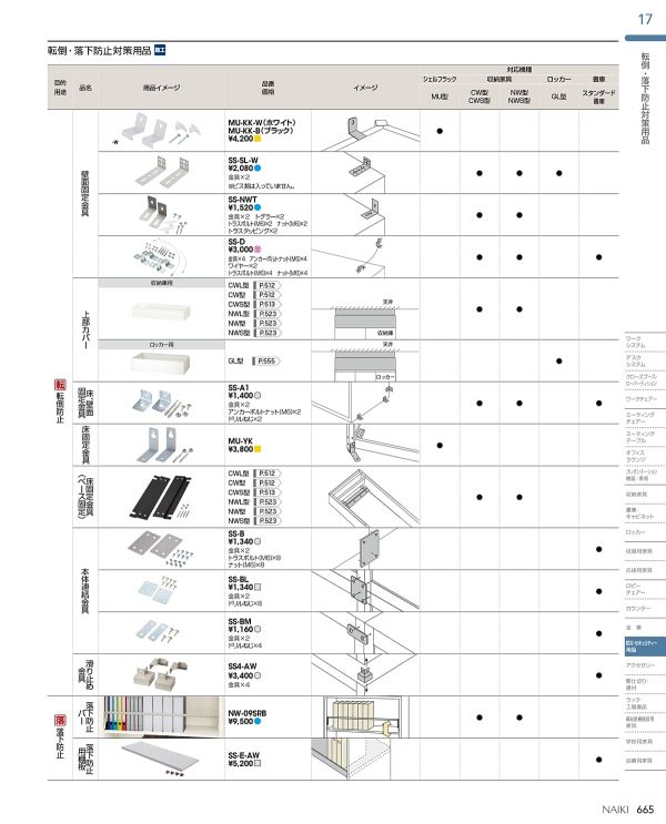 SS-NWT 床固定金具のカタログ画像-1