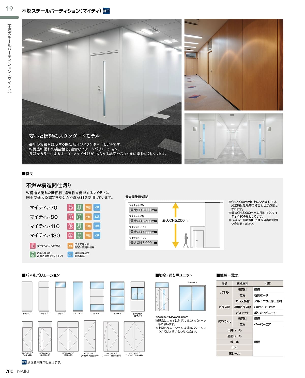 ナイキ NAIKI カタログ P700
