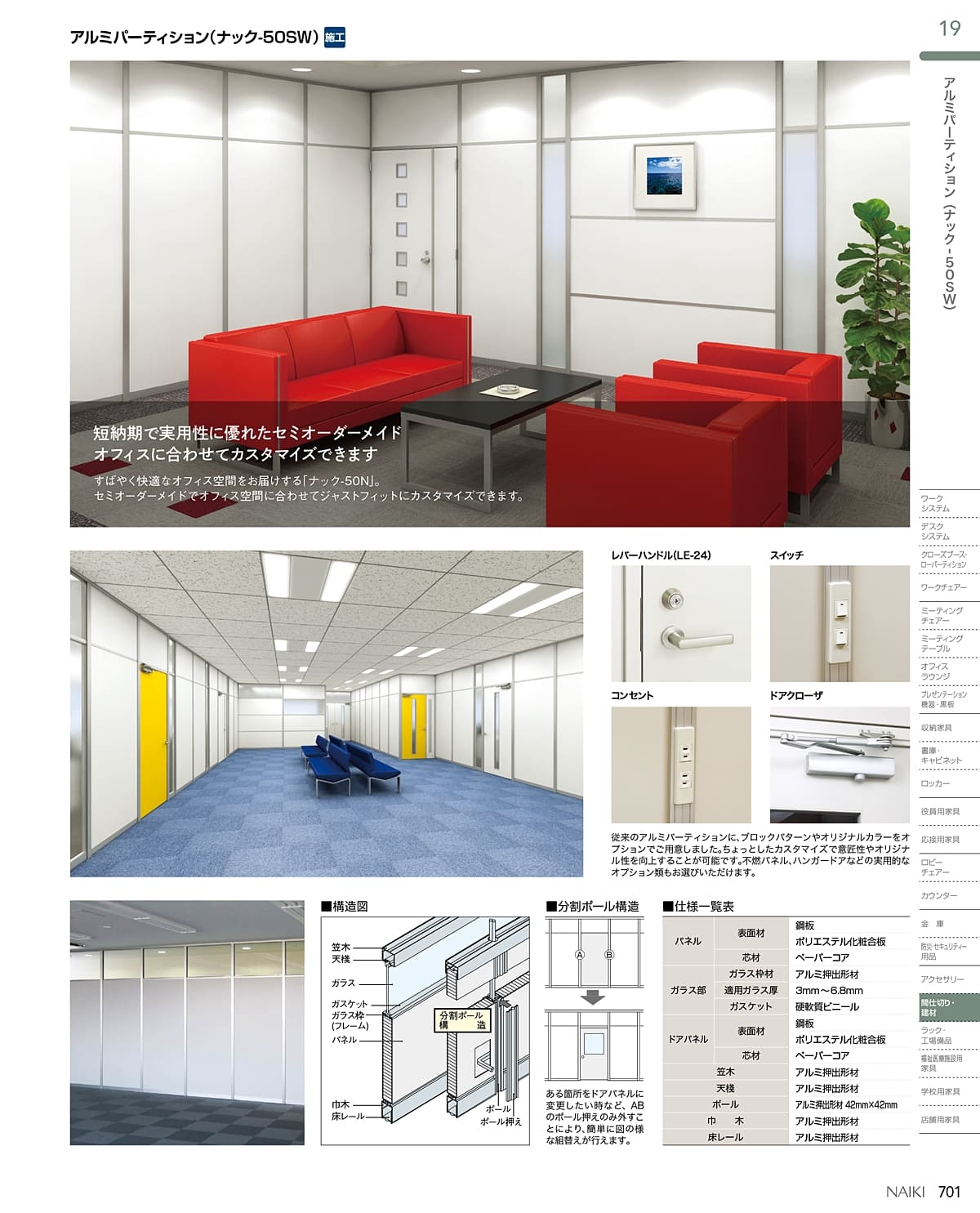 ナイキ NAIKI カタログ P701