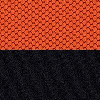 背：オレンジ／座：ブラック（布地）