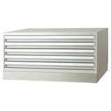 【未使用・元箱付】ニキ マップケース A1-5 スチール製 5段 鍵・仕切り付 マップケース 本体 A1用 A1K-5P-AW｜ナイキ（NAIKI）