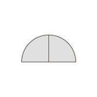 W1800×D900（半円）