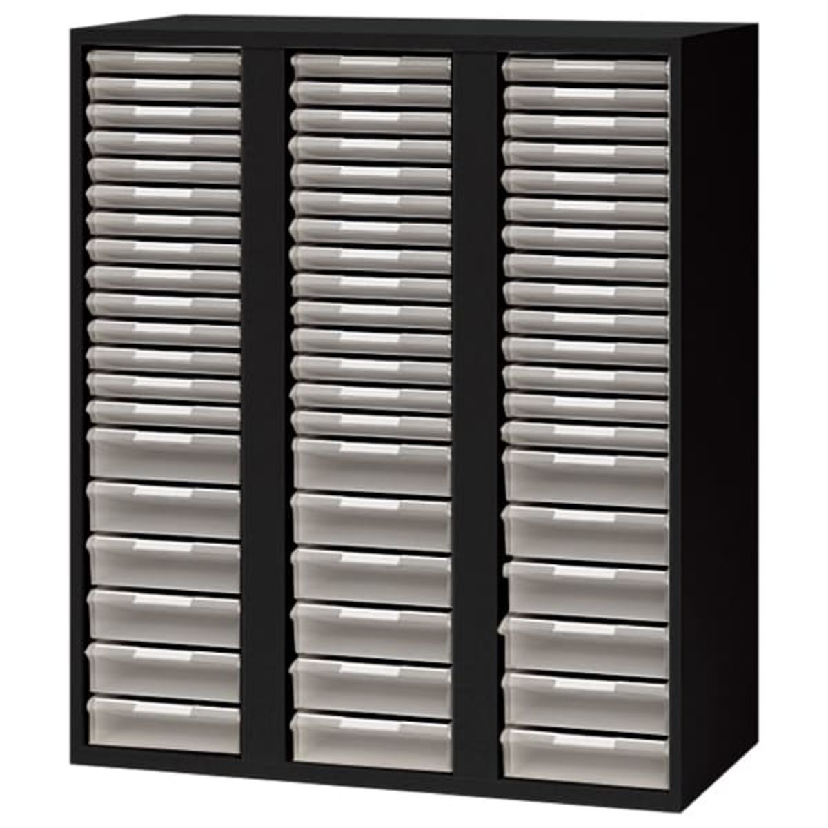 CW-0911ALC-B A4用 3列・浅型14段・深型6段 下置用 ブラックタイプ-画像1