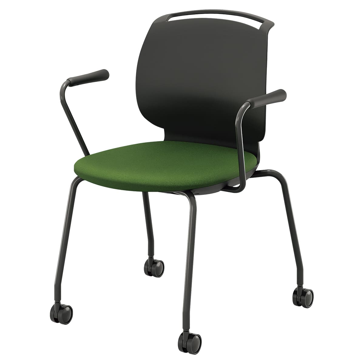 ルント シリーズ キャスター付 ミドルタイプ 肘付 SH445 runto-画像1