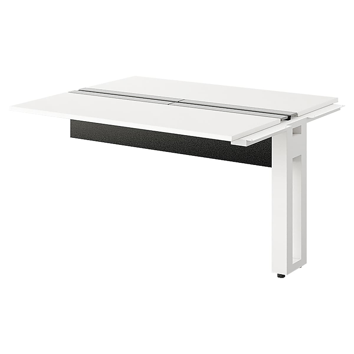 モルノート ワークテーブル 両面ハイタイプ 連結型 D1200mm-画像1