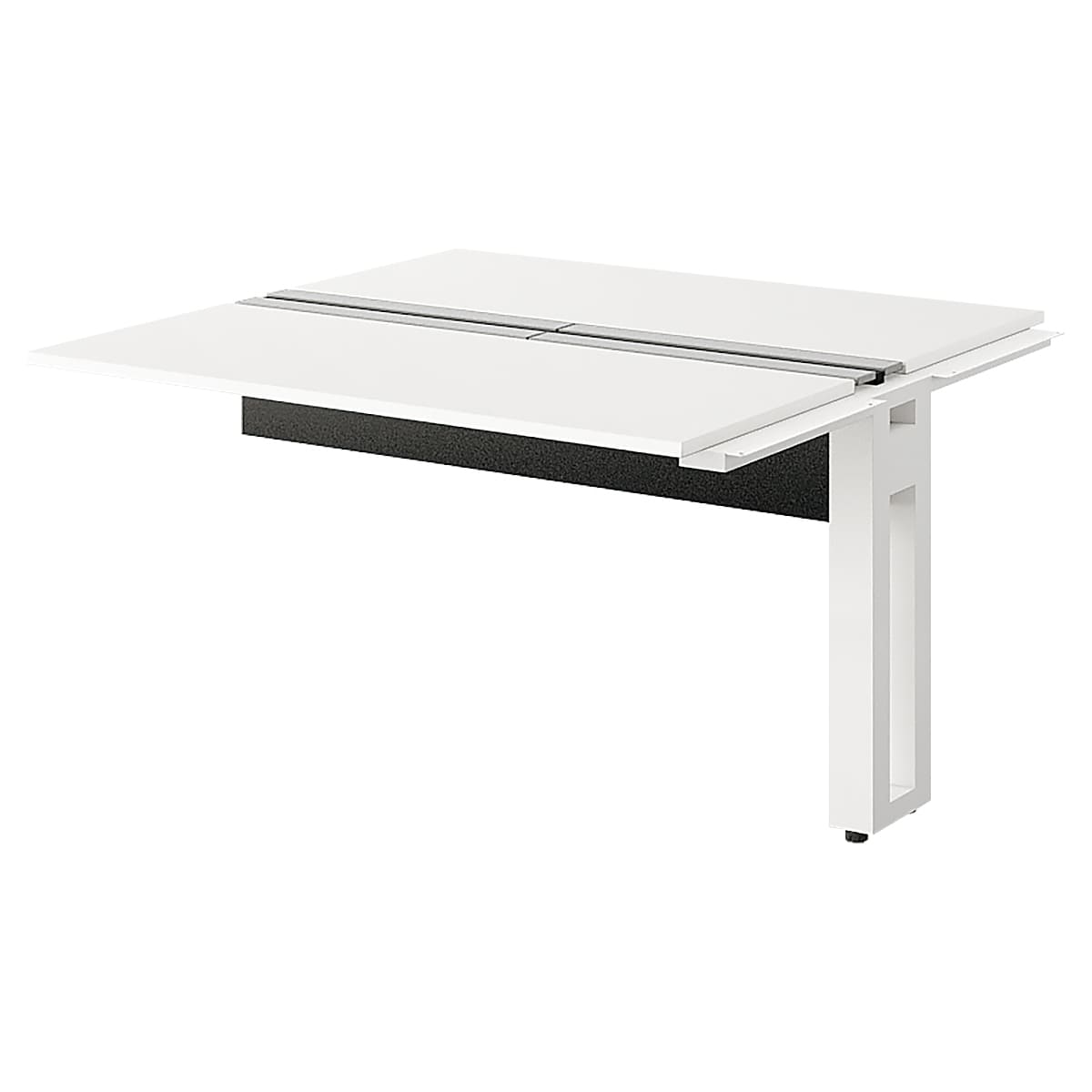 モルノート ワークテーブル 両面ハイタイプ 連結型 D1400mm-画像1