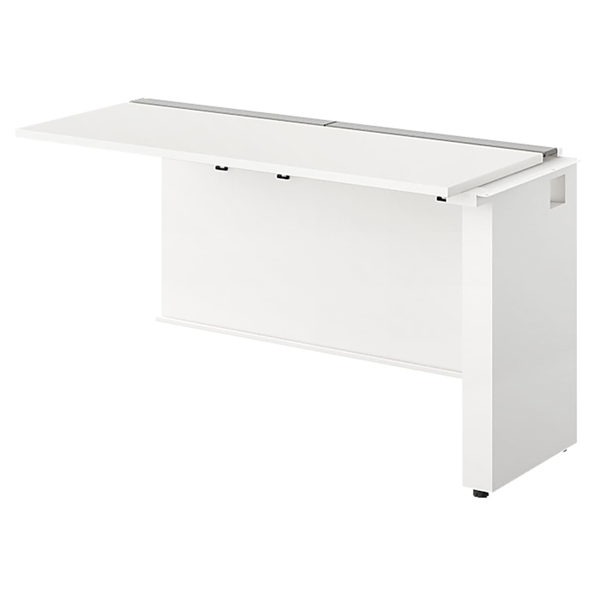 モルノート ワークテーブル 片面ハイタイプ 連結型 D600mm-画像1