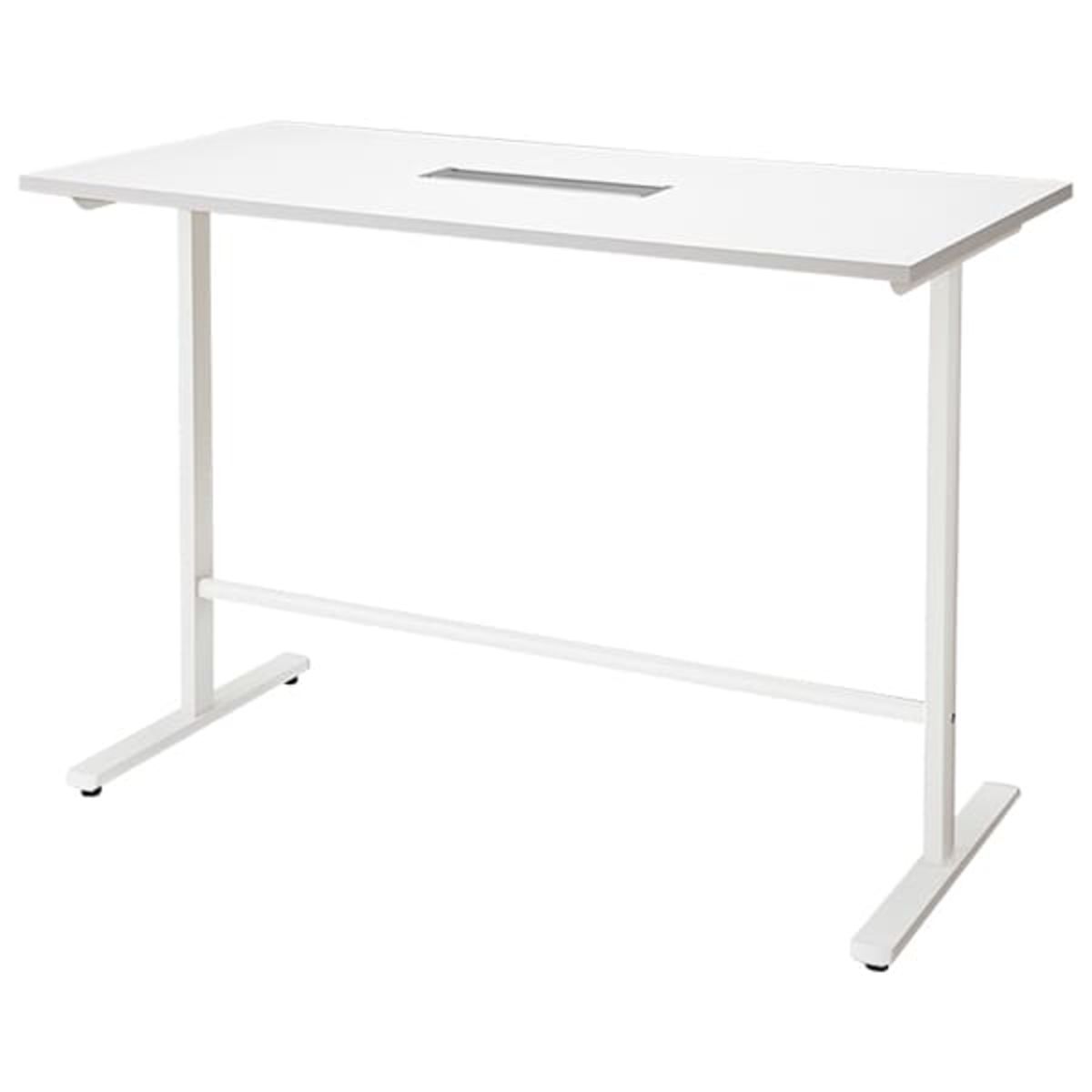 nanaco　ハイテーブル6点セット①(ポール&ネジ) 軒先渡し】ニシキ工業 会議テーブル 幅1500×奥行750×高さ1000mm