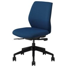 ナイキ 事務用チェアー 肘無 E540M-BK NCE ローバック 肘無｜ナイキ（NAIKI）のオフィスチェア