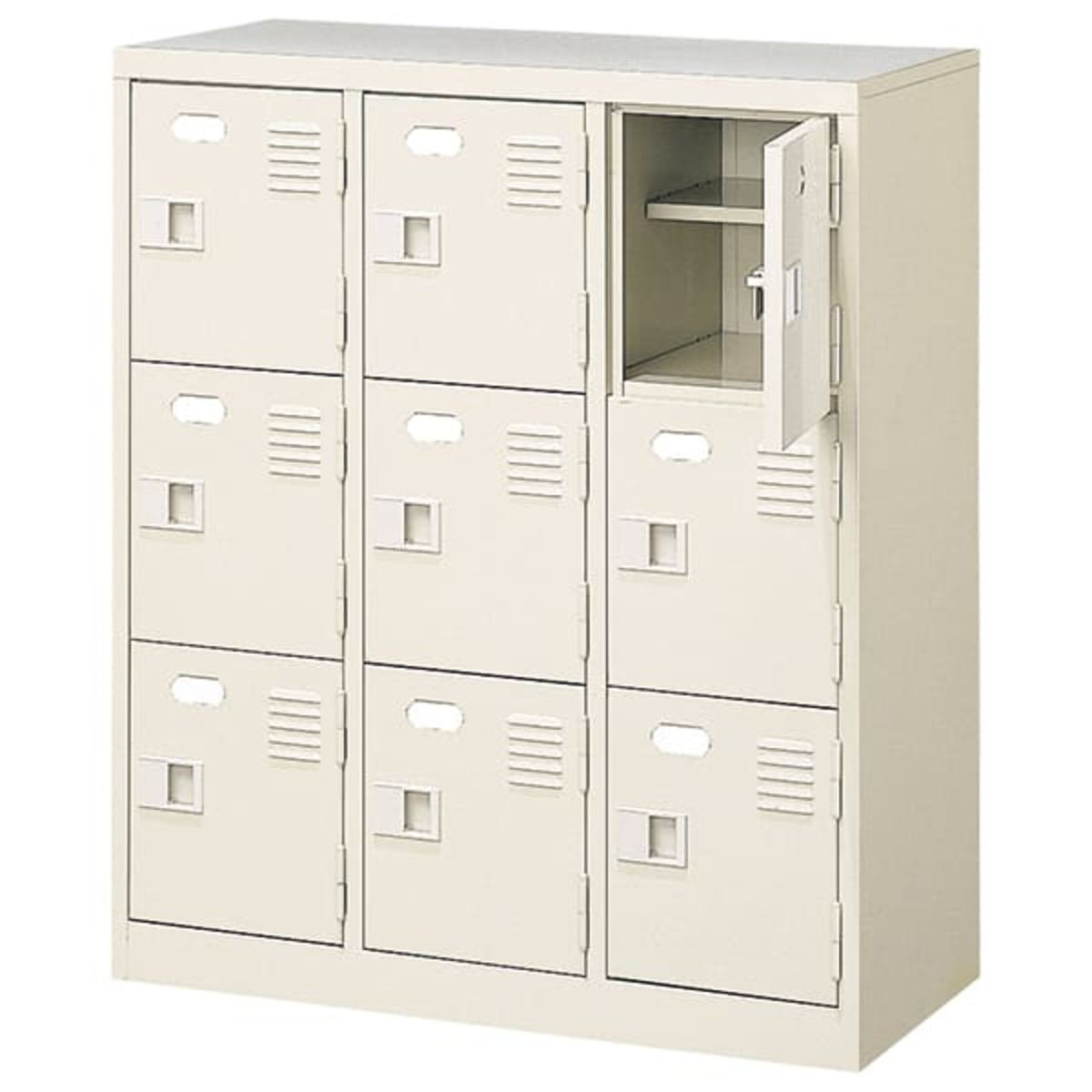 SB シリーズ 扉付 中棚付 3段-画像1