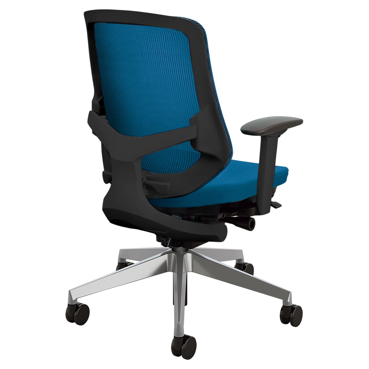 ナイキ/NAIKI 会議用チェアー 肘掛付 キャンチレバー脚/メッキタイプ ライトブルー E166M-LBL 568×530×780mm ナイキ(NAIKI) ミーティングチェア E470型 4本脚キャスター付 背カバー