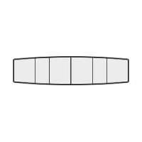 W6400×D1500（5本脚）