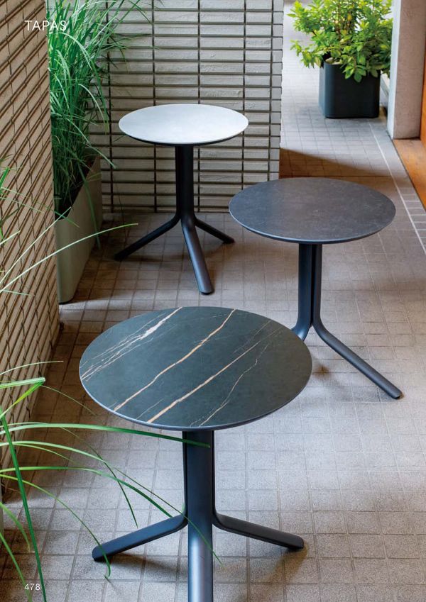 タパス セラミックテーブル 丸天板のカタログ画像-2