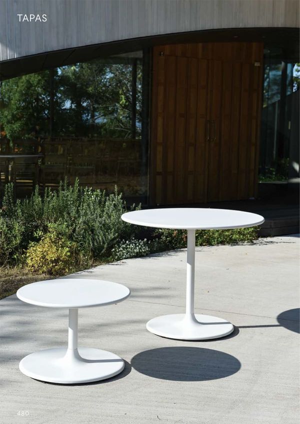 タパス バレンシアコーヒーテーブル600R｜ニチエスの屋外テーブル