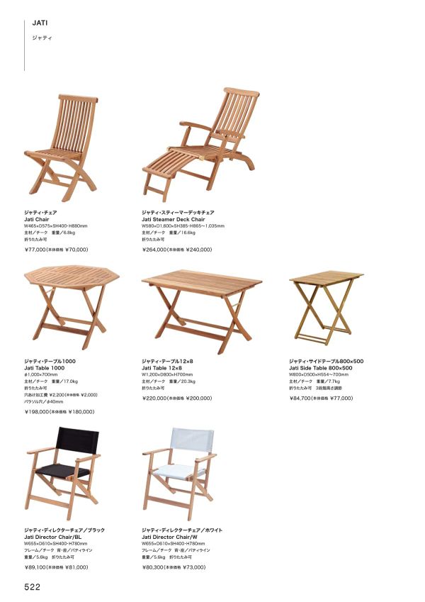 ジャティ・テーブル 1000のカタログ画像-1