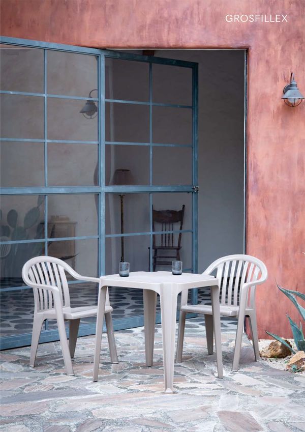 ゴーフィレックス マイアミアームチェア｜ニチエスのプラスチック椅子