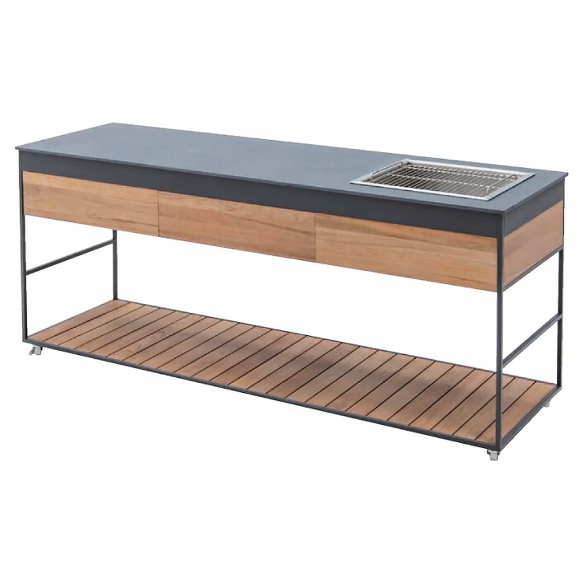 ジャティアウトドアキッチンユニット／2 BBQ／ピエトラ-画像1