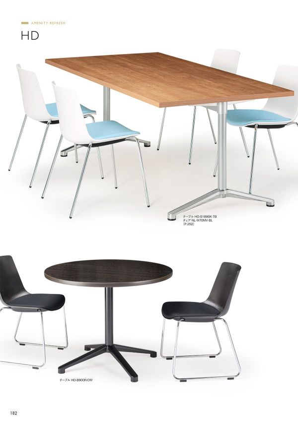 HD テーブル 十字脚のカタログ画像-2
