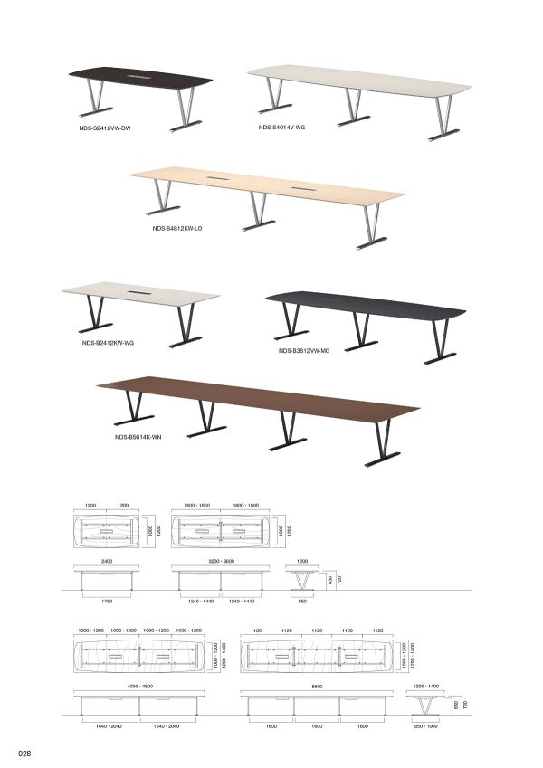 NDS テーブル 角型のカタログ画像-1