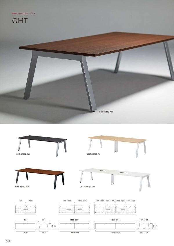 GHT テーブルのカタログ画像-1