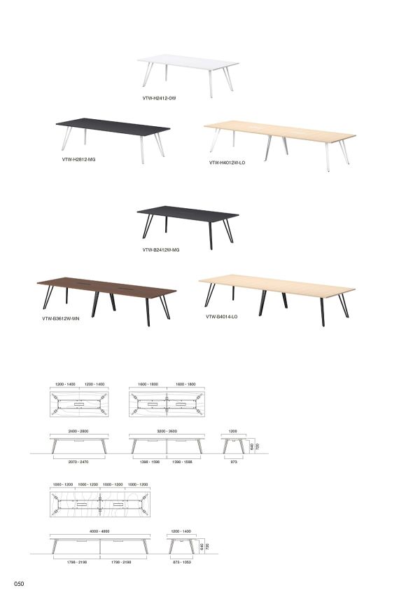 VTW テーブルのカタログ画像-1