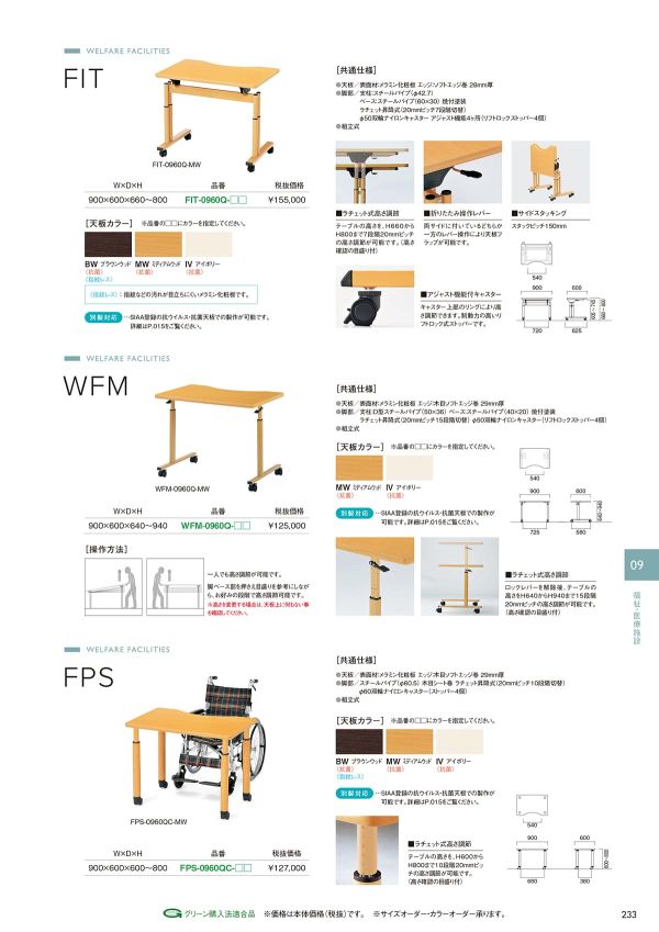 ニシキ工業　介護用テーブル　昇降機能　折りたたみ式 楽天市場】介護テーブル 高さ調節 昇降式 折りたたみ キャスター付き