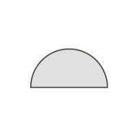 W1200×D600（半円）