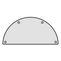 W1800×D900（半円）