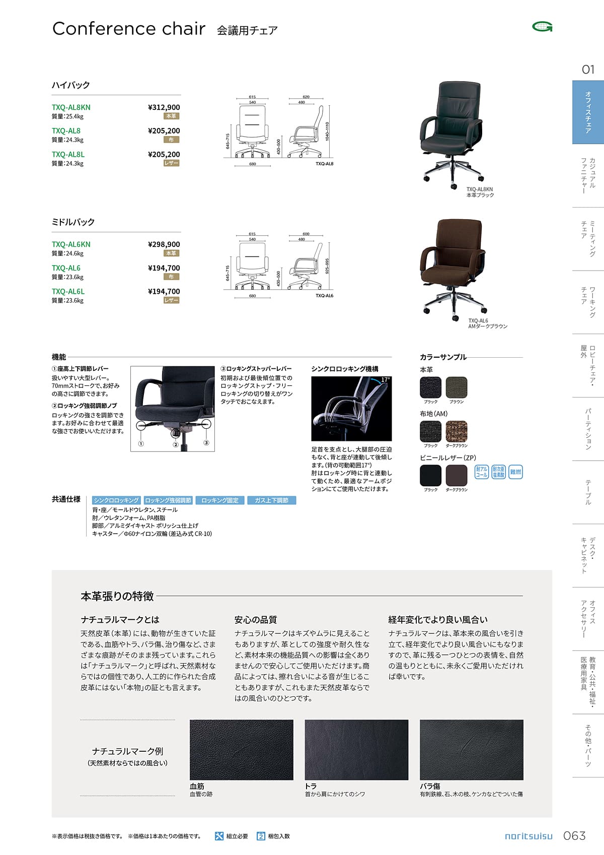 ノーリツイス NORITSUISU カタログ P63