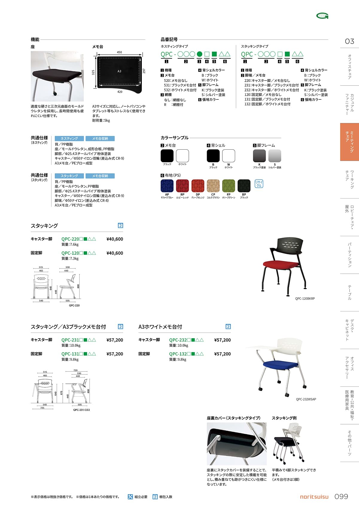 ノーリツイス NORITSUISU カタログ P99