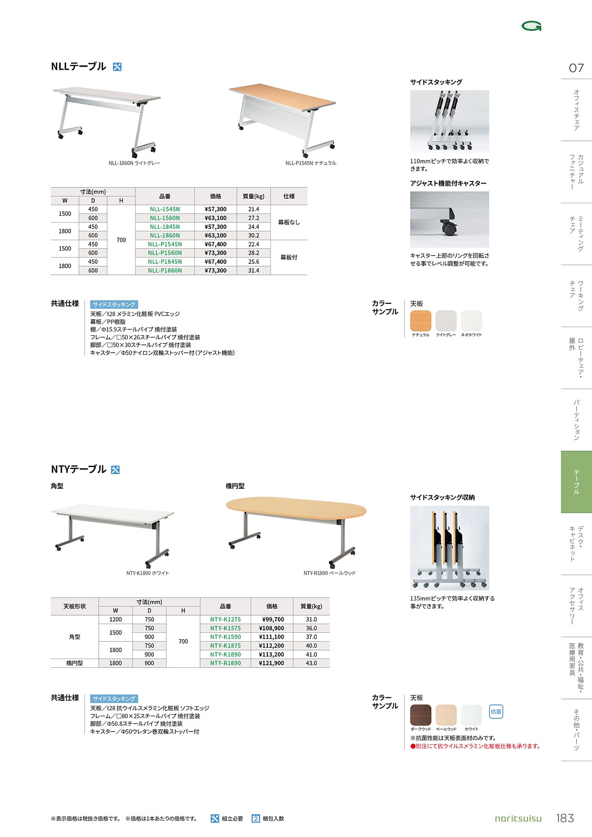 ノーリツイス NORITSUISU カタログ P183